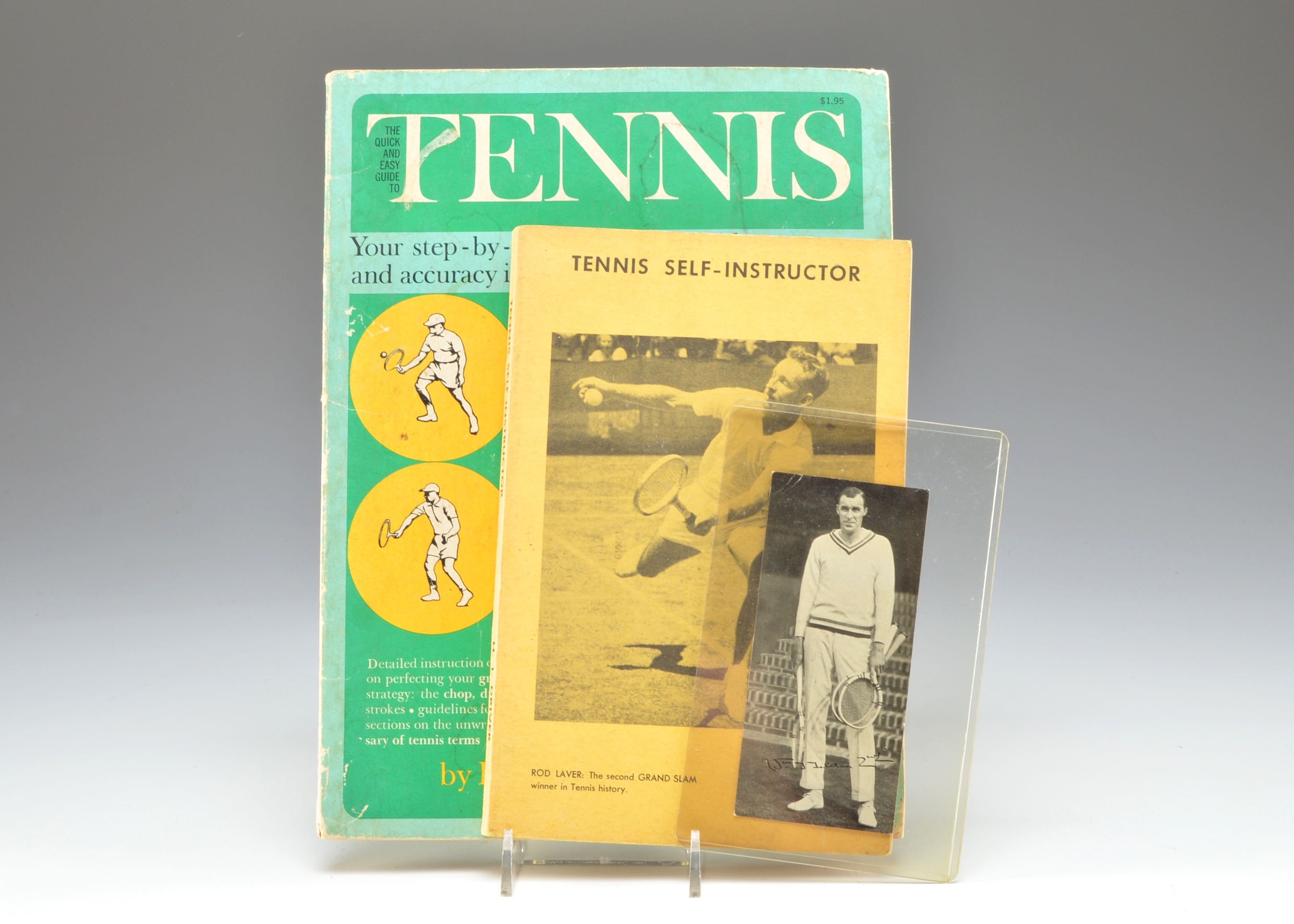 1920s Bill Tilden Original Tennis Photo And Two Books