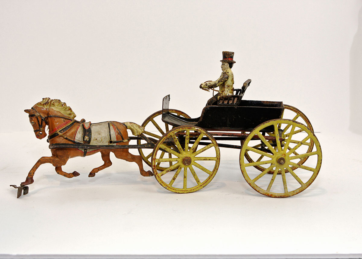 Rare 1800s Pratt and Letchworth Toy Carriage