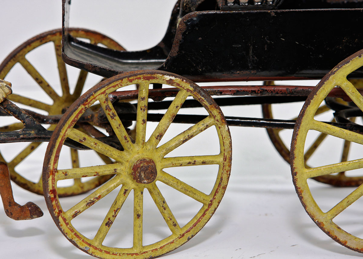 Rare 1800s Pratt and Letchworth Toy Carriage