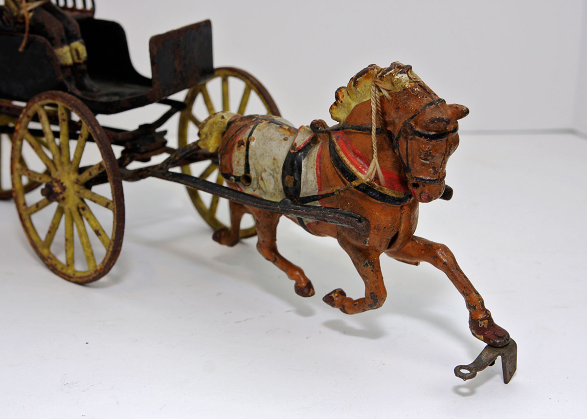 Rare 1800s Pratt and Letchworth Toy Carriage
