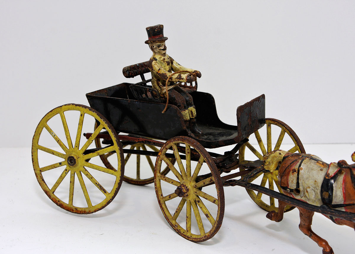 Rare 1800s Pratt and Letchworth Toy Carriage