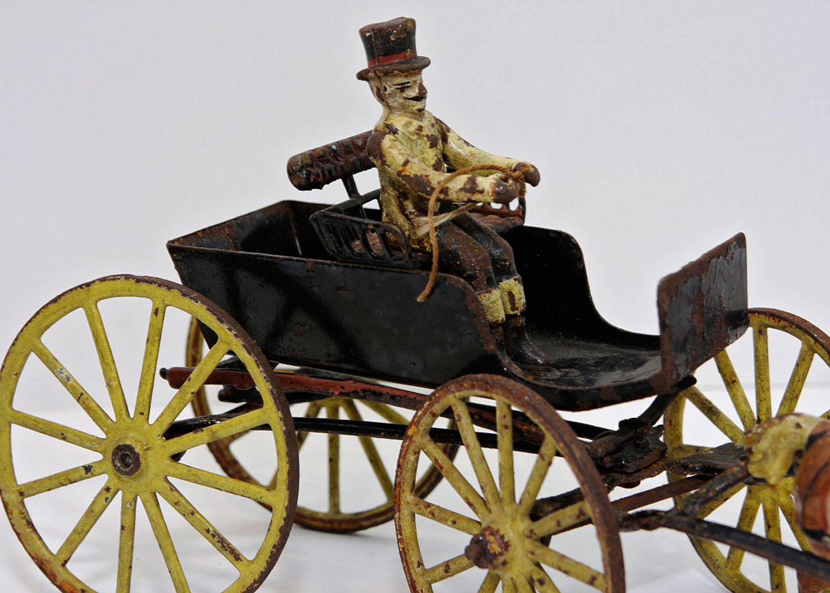 Rare 1800s Pratt and Letchworth Toy Carriage
