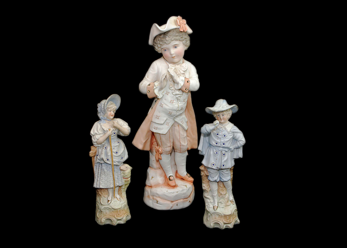 Collection of Dresden Porcelain Figurines