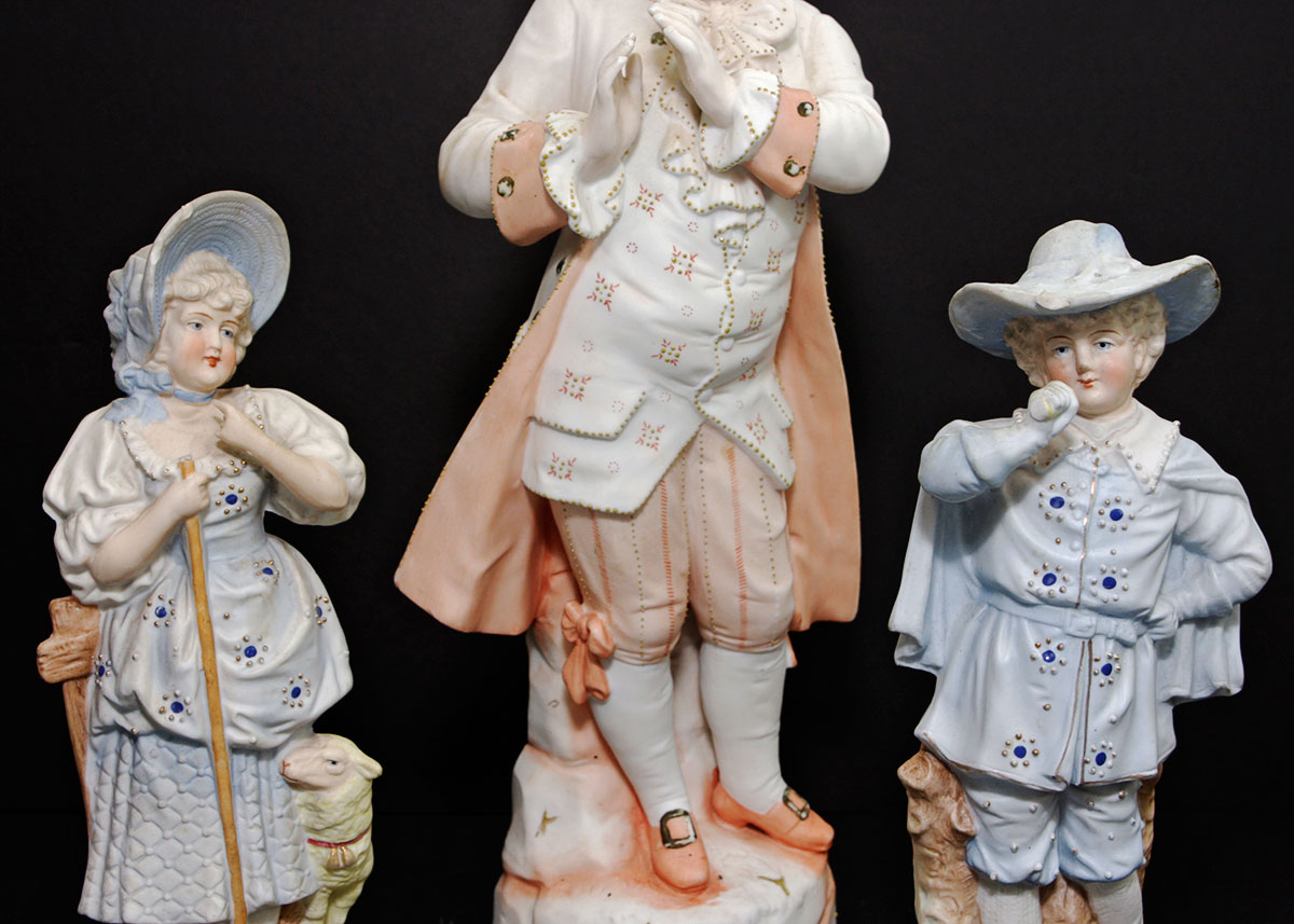 Collection of Dresden Porcelain Figurines