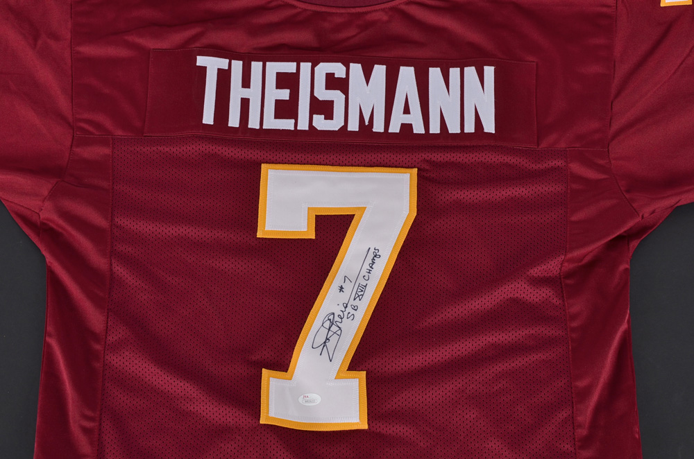 Joe Theismann Signed Jersey COA