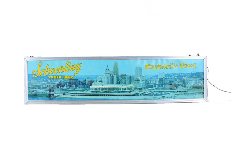 1970s Riverfront/Cincinnati Beer Electric Sign