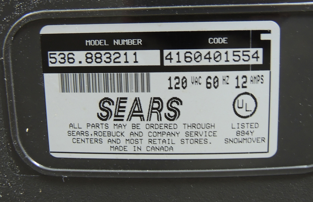 Craftsman Snow Thrower