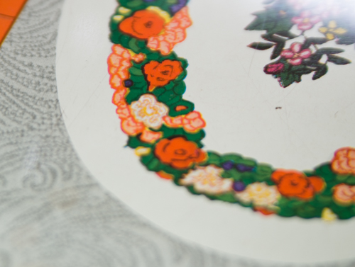 Vintage MARX Toys Tin Dollhouse with Plastic Furniture