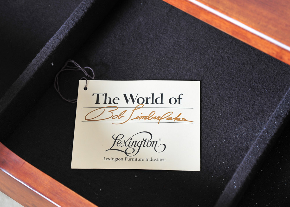 Bob Timberlake Cherry China Cabinet with Hutch