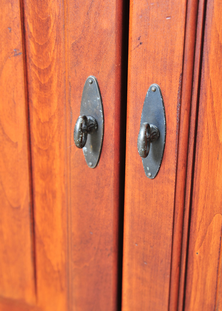 Bob Timberlake Cherry China Cabinet with Hutch