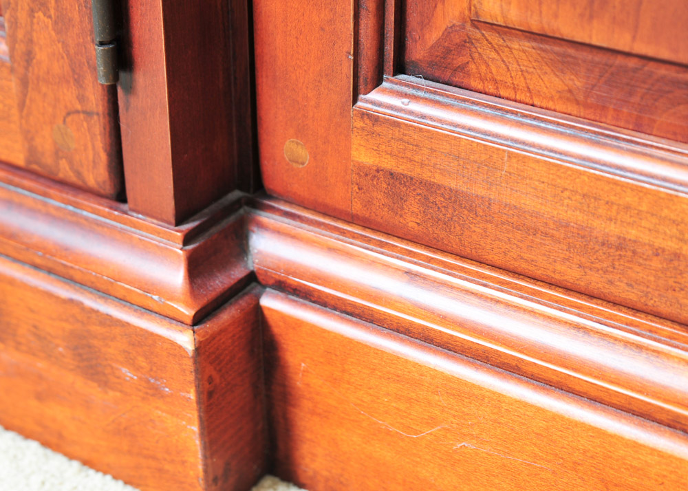 Bob Timberlake Cherry China Cabinet with Hutch
