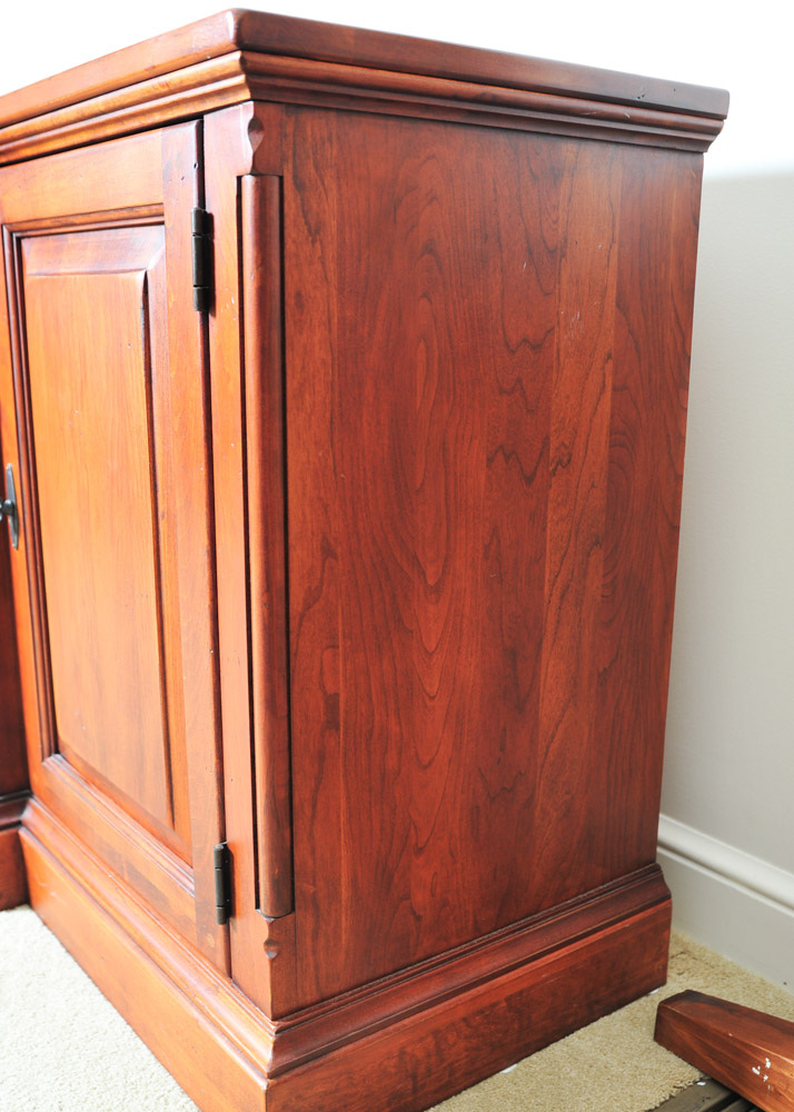 Bob Timberlake Cherry China Cabinet with Hutch