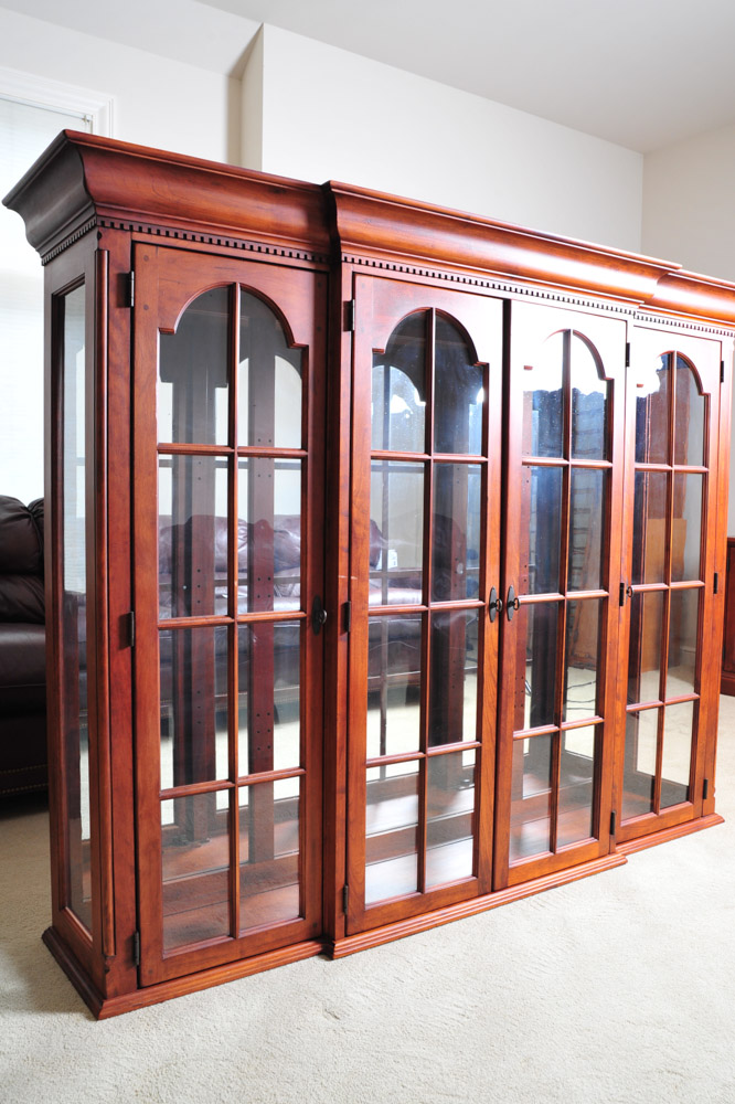 Bob Timberlake Cherry China Cabinet with Hutch