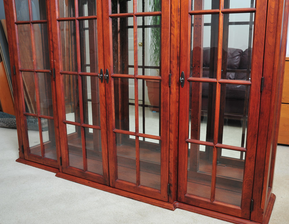 Bob Timberlake Cherry China Cabinet with Hutch
