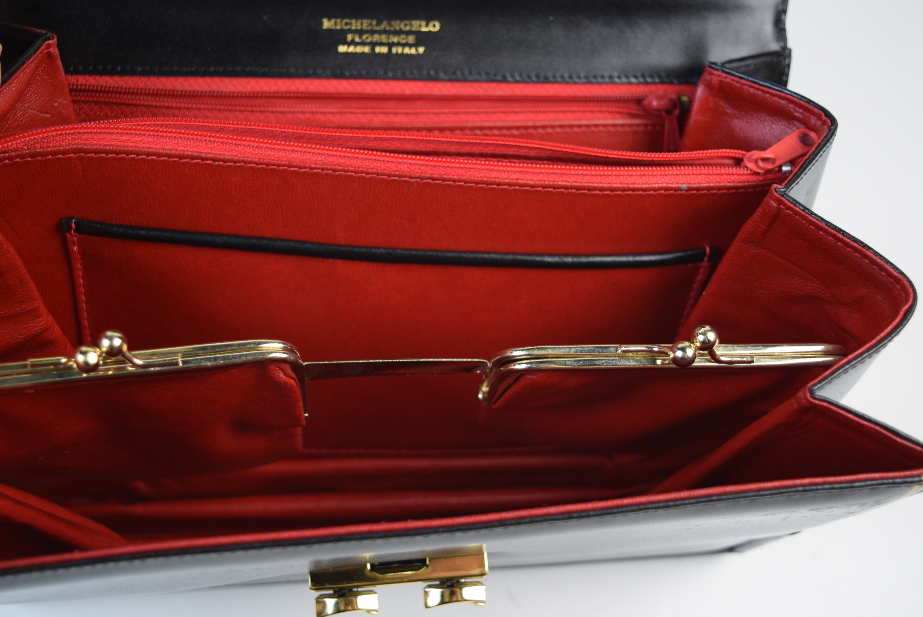 Michelangelo of Florence, Italy Leather Purse