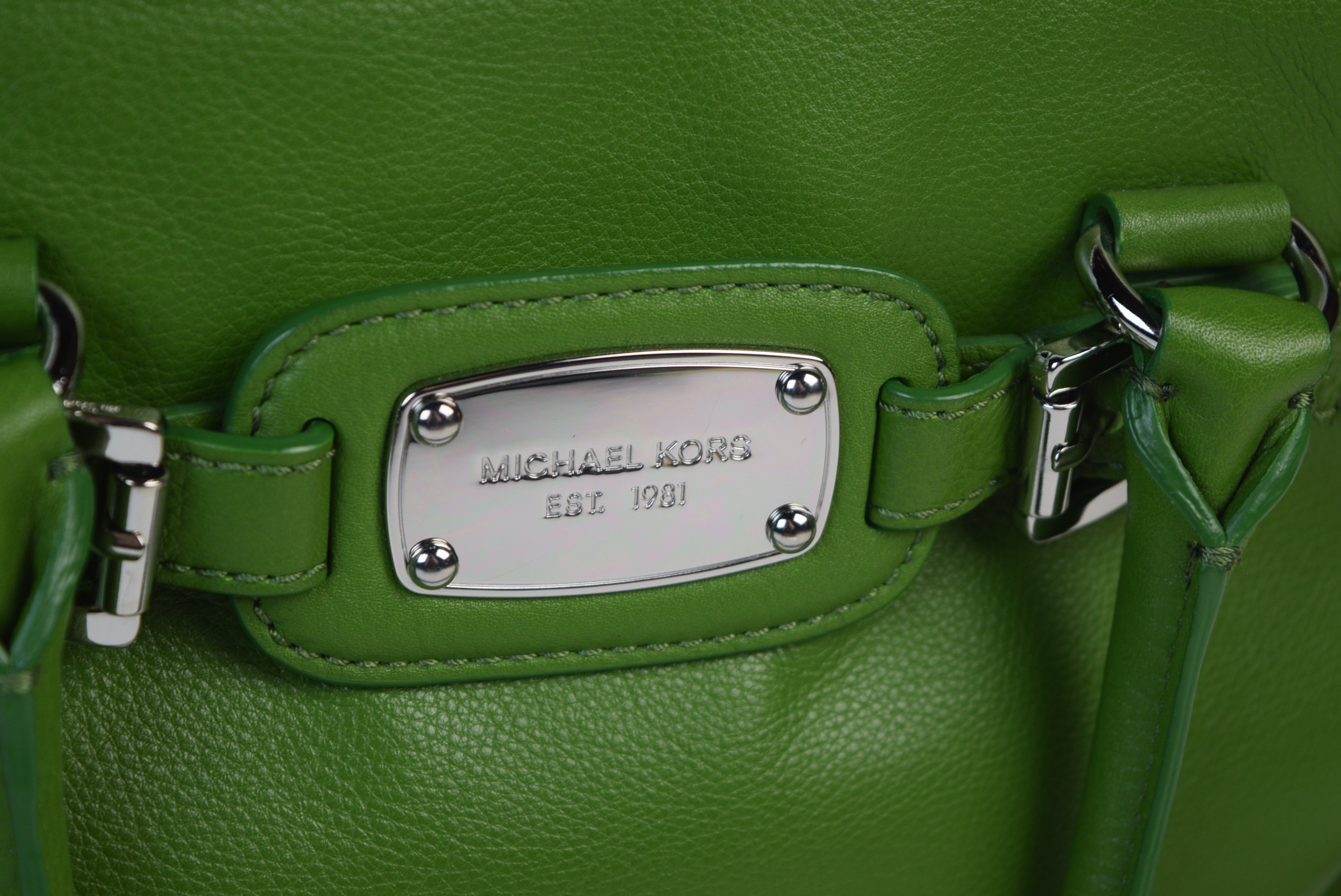 Michael Kors Green Leather Purse