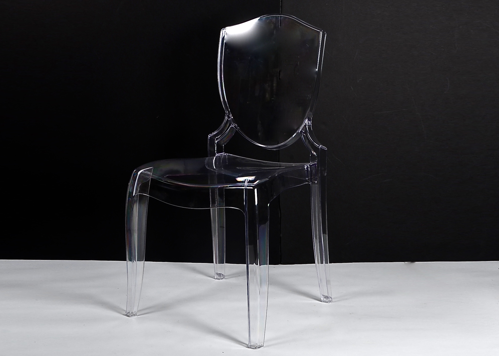 Clear Acrylic Louis Ghost Style Chair