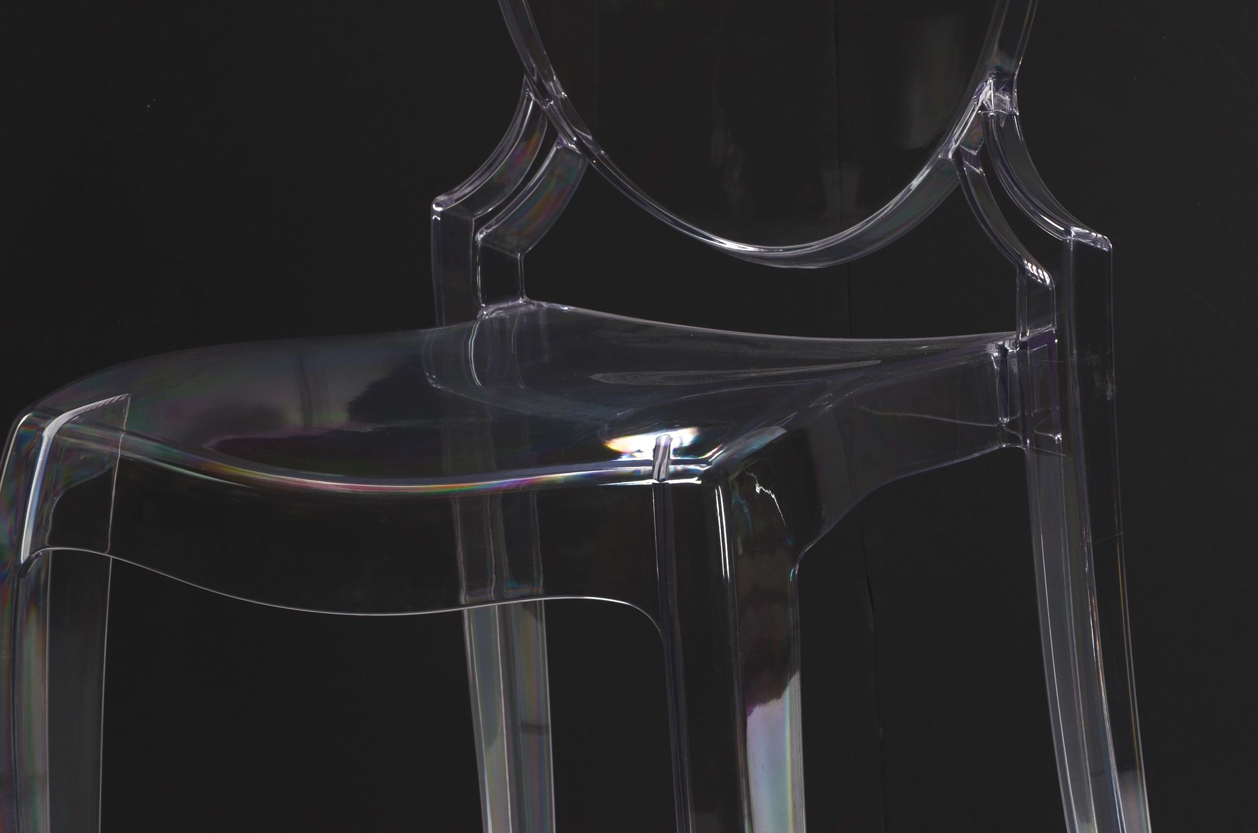 Clear Acrylic Louis Ghost Style Chair