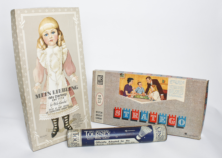 Trio of Vintage Toys and Games