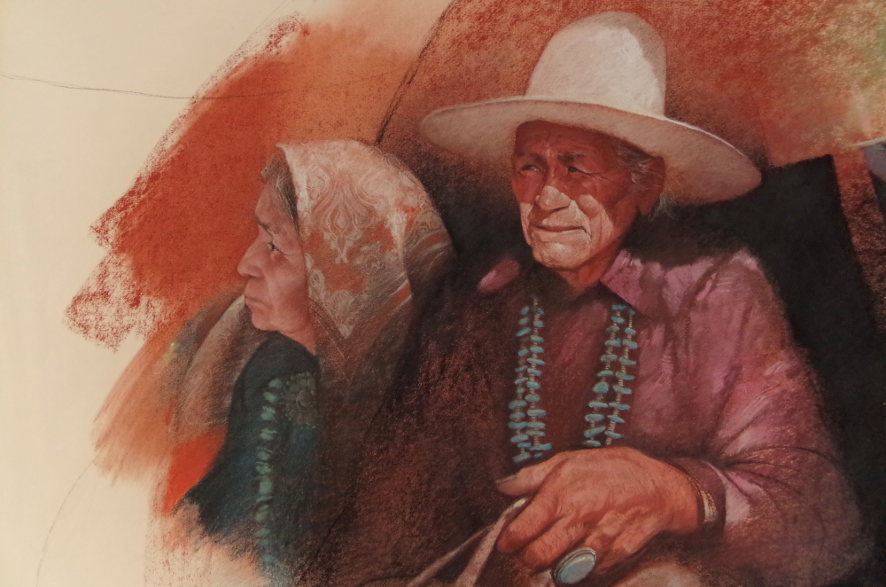 Clifford Beck Original Portrait "Wagon Driver"