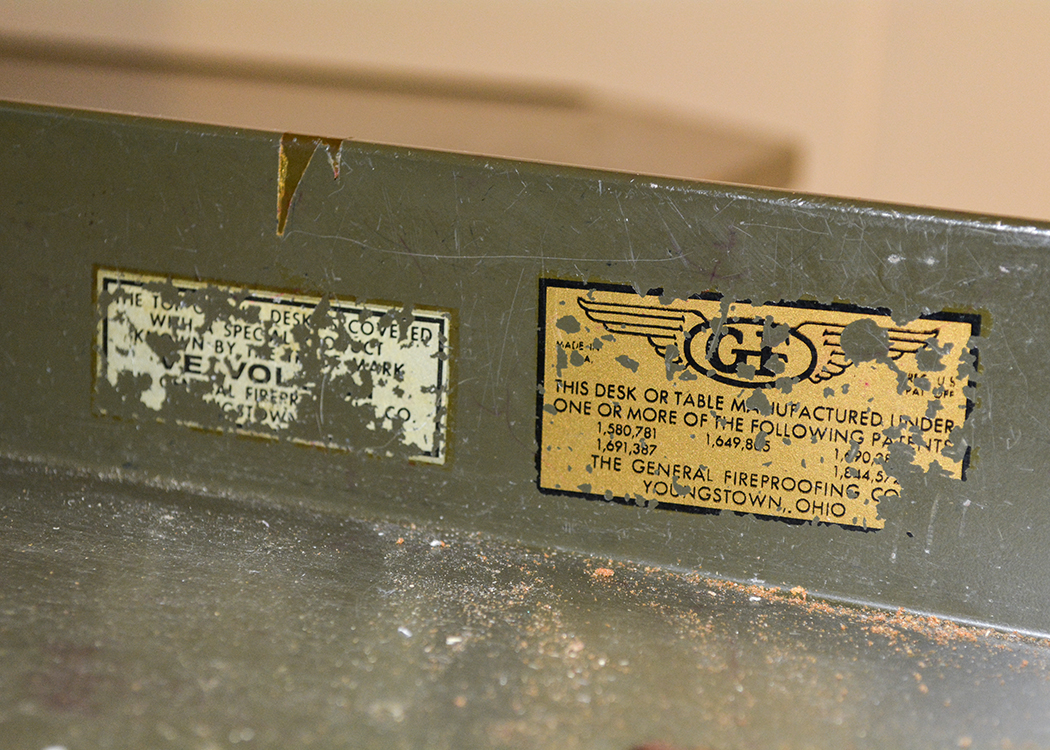 General Fireproofing Metal Office Desk