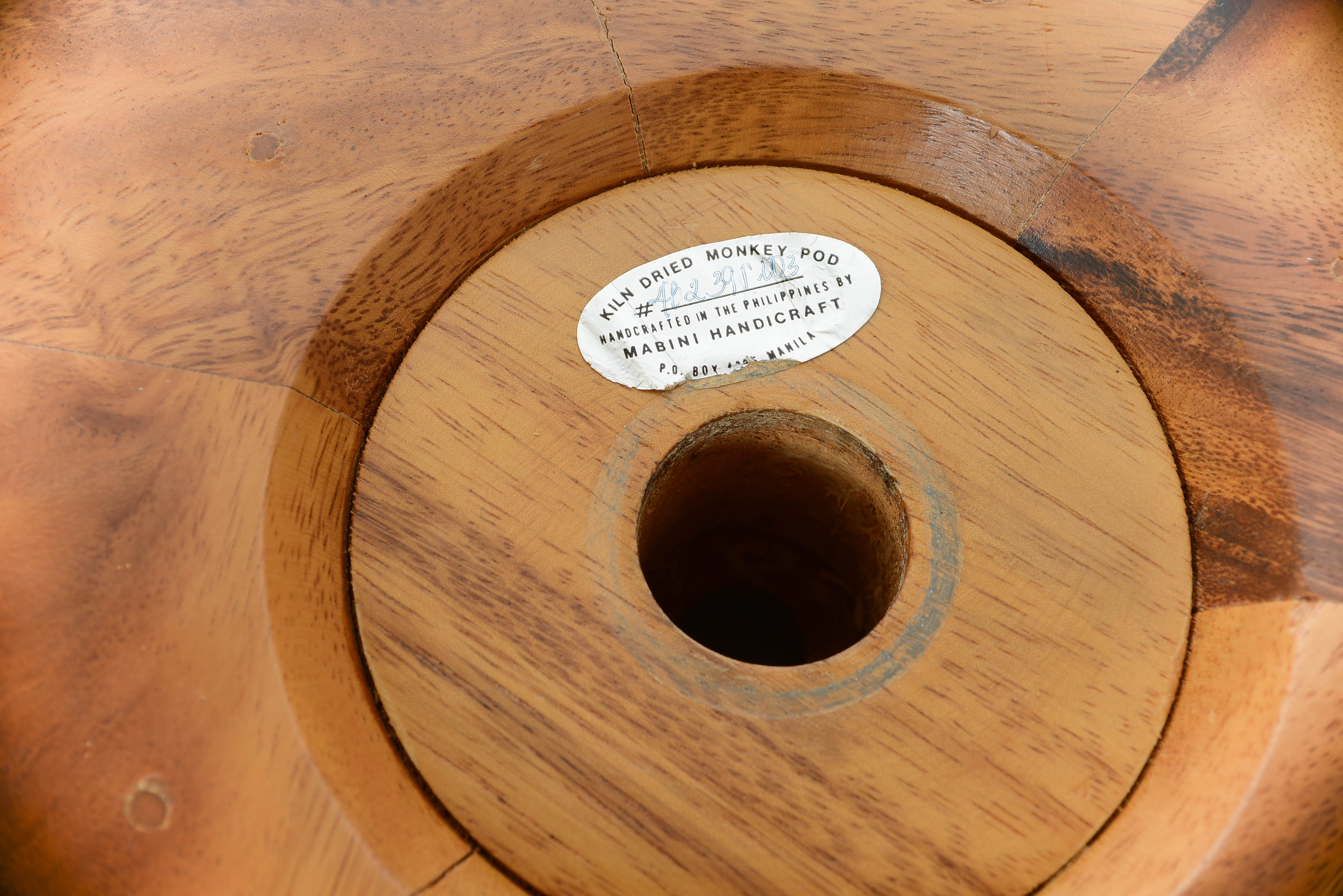 Vintage Hand Carved Serving Bowl Set