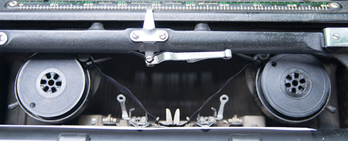 Vintage Underwood Typewriter with Rolling Stand