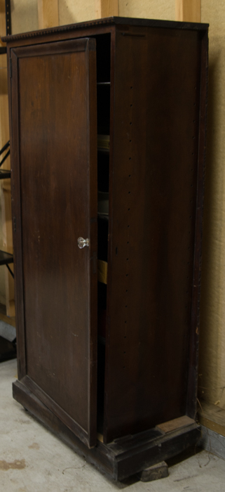 Vintage Shop Cabinet and Contents