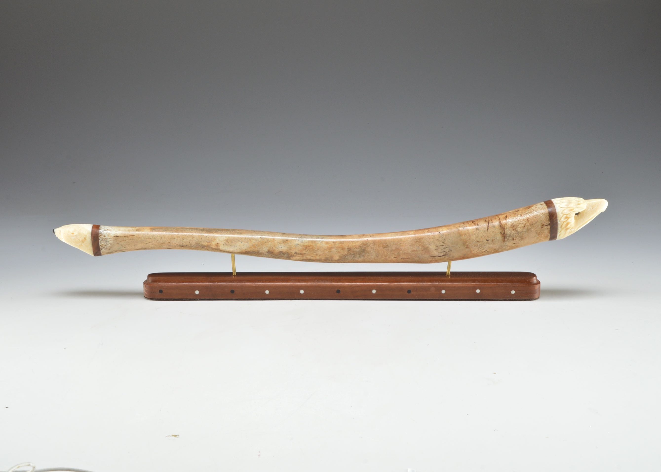 Walrus Oosik and Ivory Sculpture