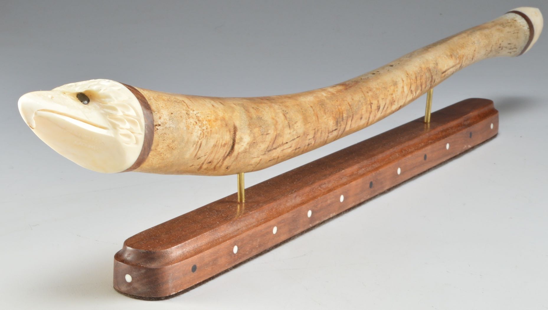 Walrus Oosik and Ivory Sculpture