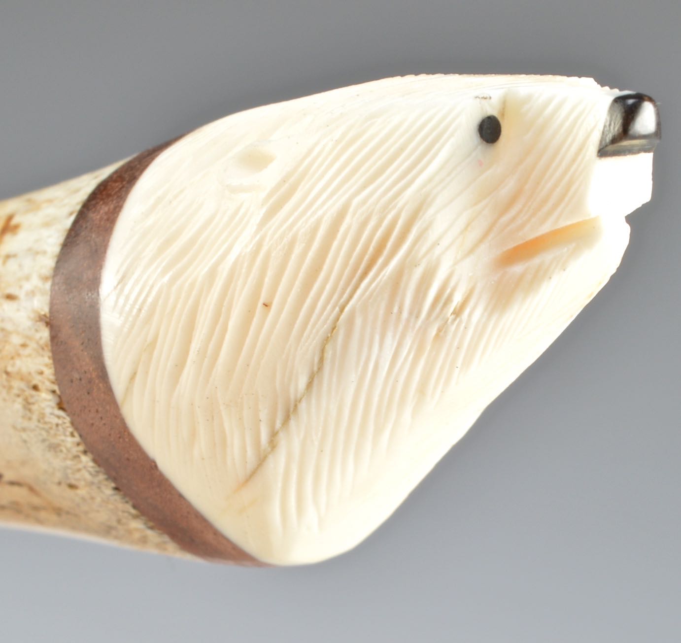 Walrus Oosik and Ivory Sculpture