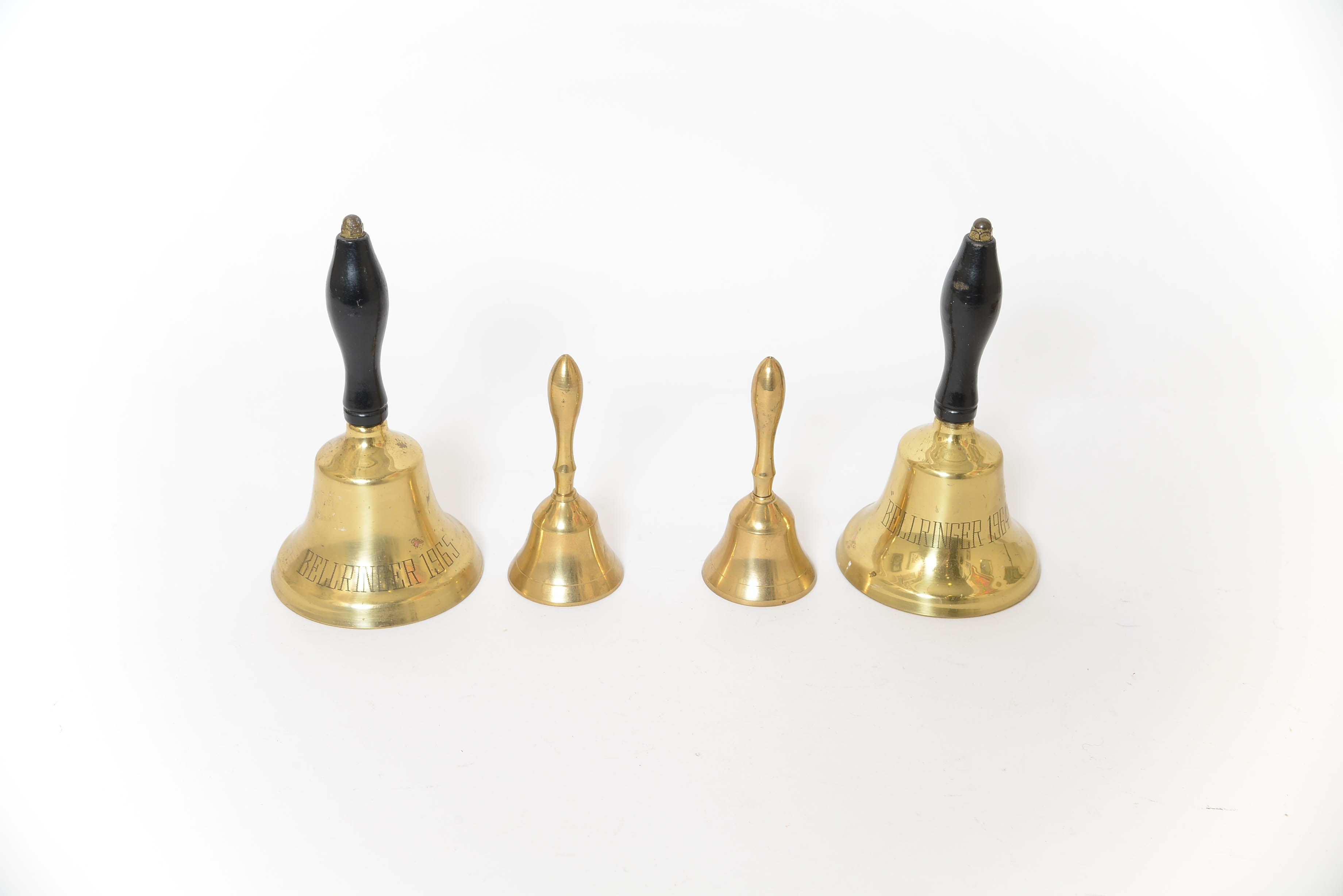 Set of Four Vintage Dinner Bells