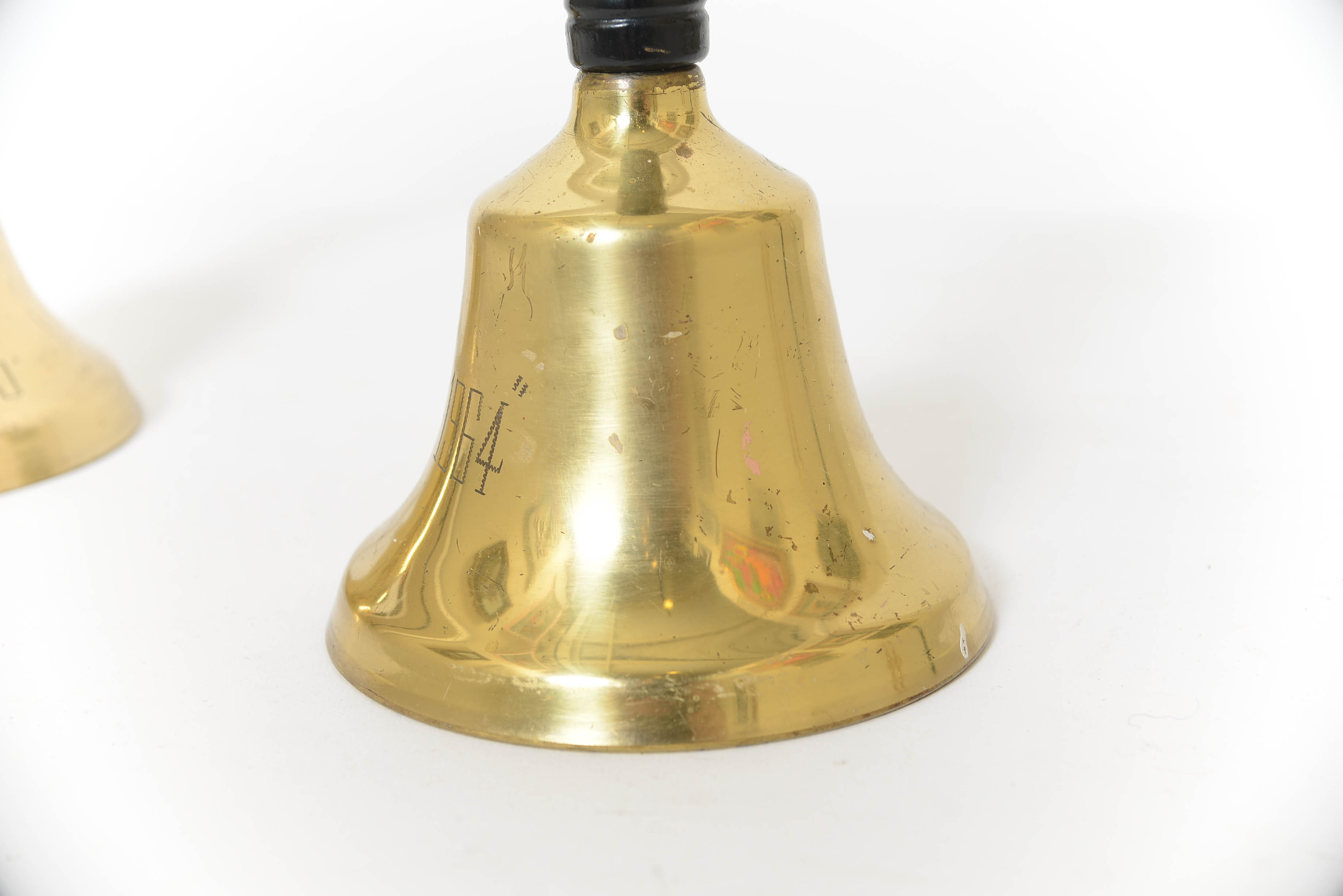 Set of Four Vintage Dinner Bells