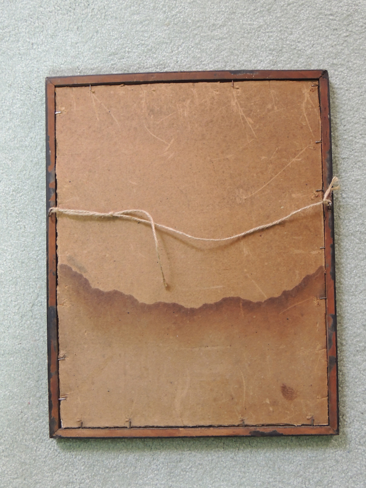 Fridolin Leiber Print Titled "Two Paths"