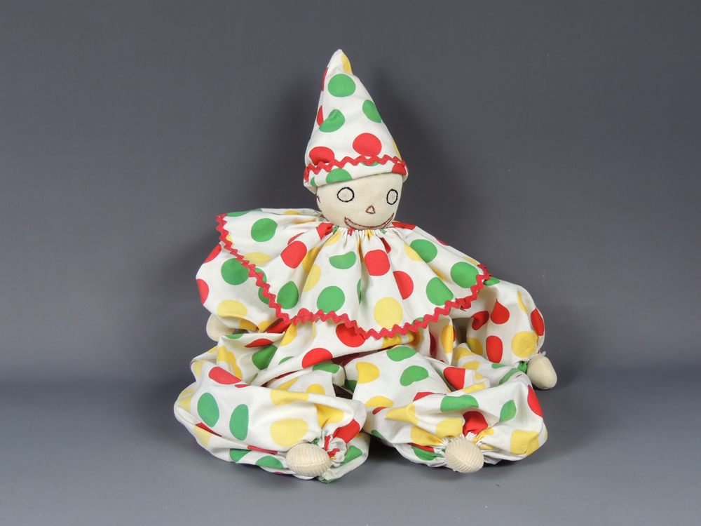 Vintage Rag Doll Clown