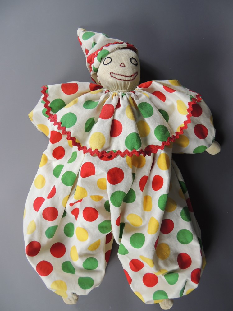 Vintage Rag Doll Clown