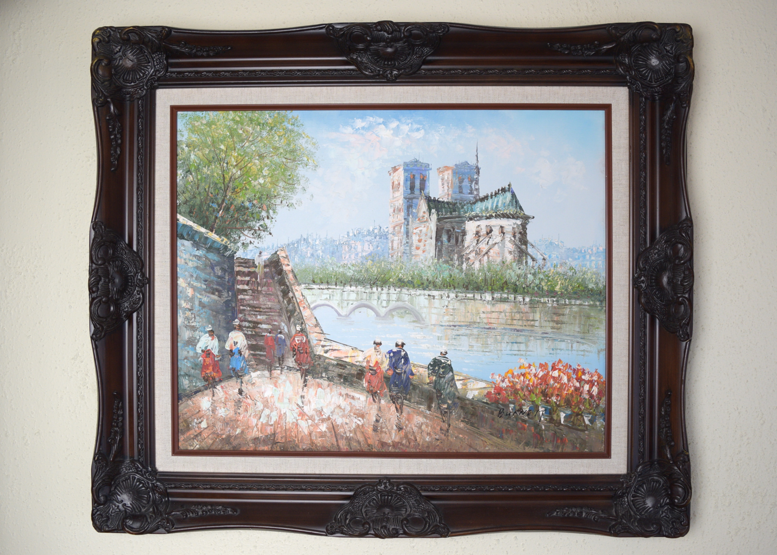 Caroline Burnett Oil Painting