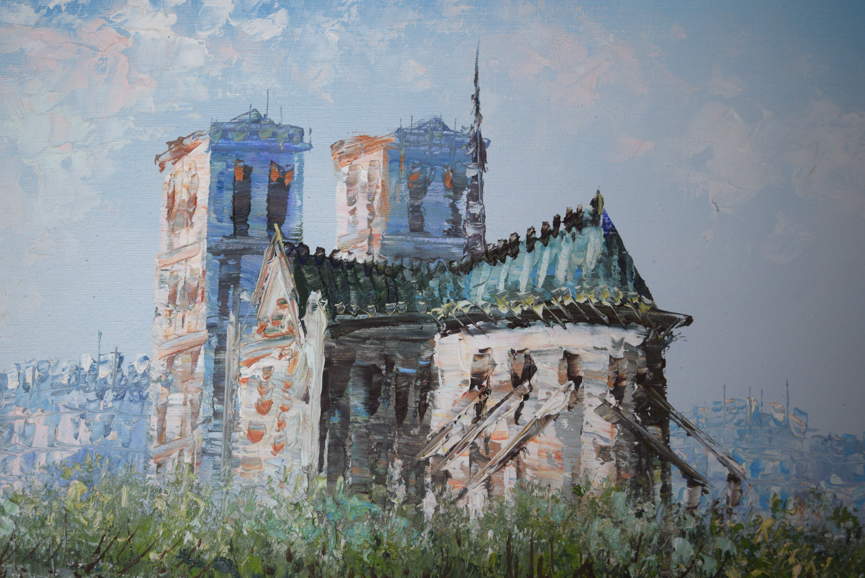 Caroline Burnett Oil Painting