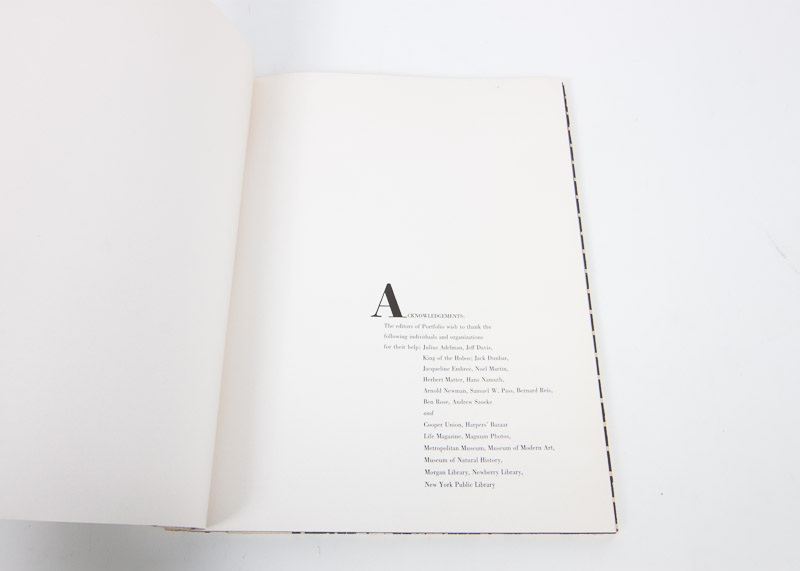 Portfolio Magazine 1950 Vol. 1 No. 2 and 1951 Annual of the Graphic Arts