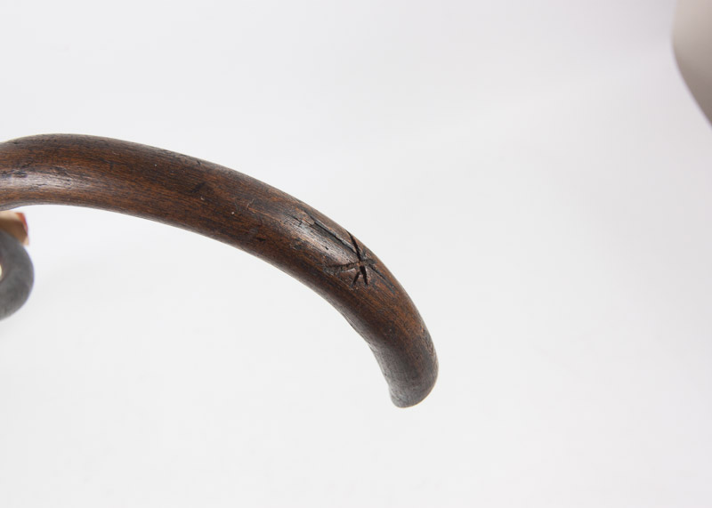 Two Antique Wooden Walking Sticks/Canes from 1860-1870's