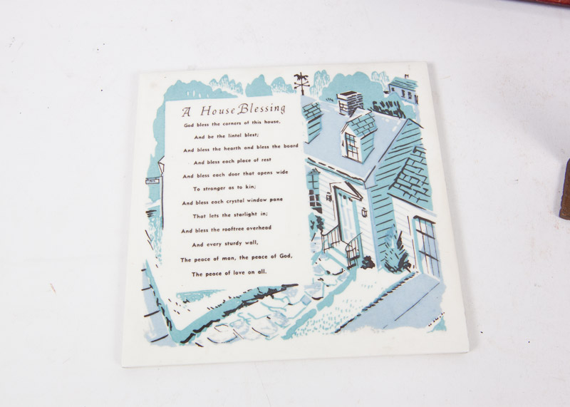 Religious Themed Vintage 70's Home Accessories