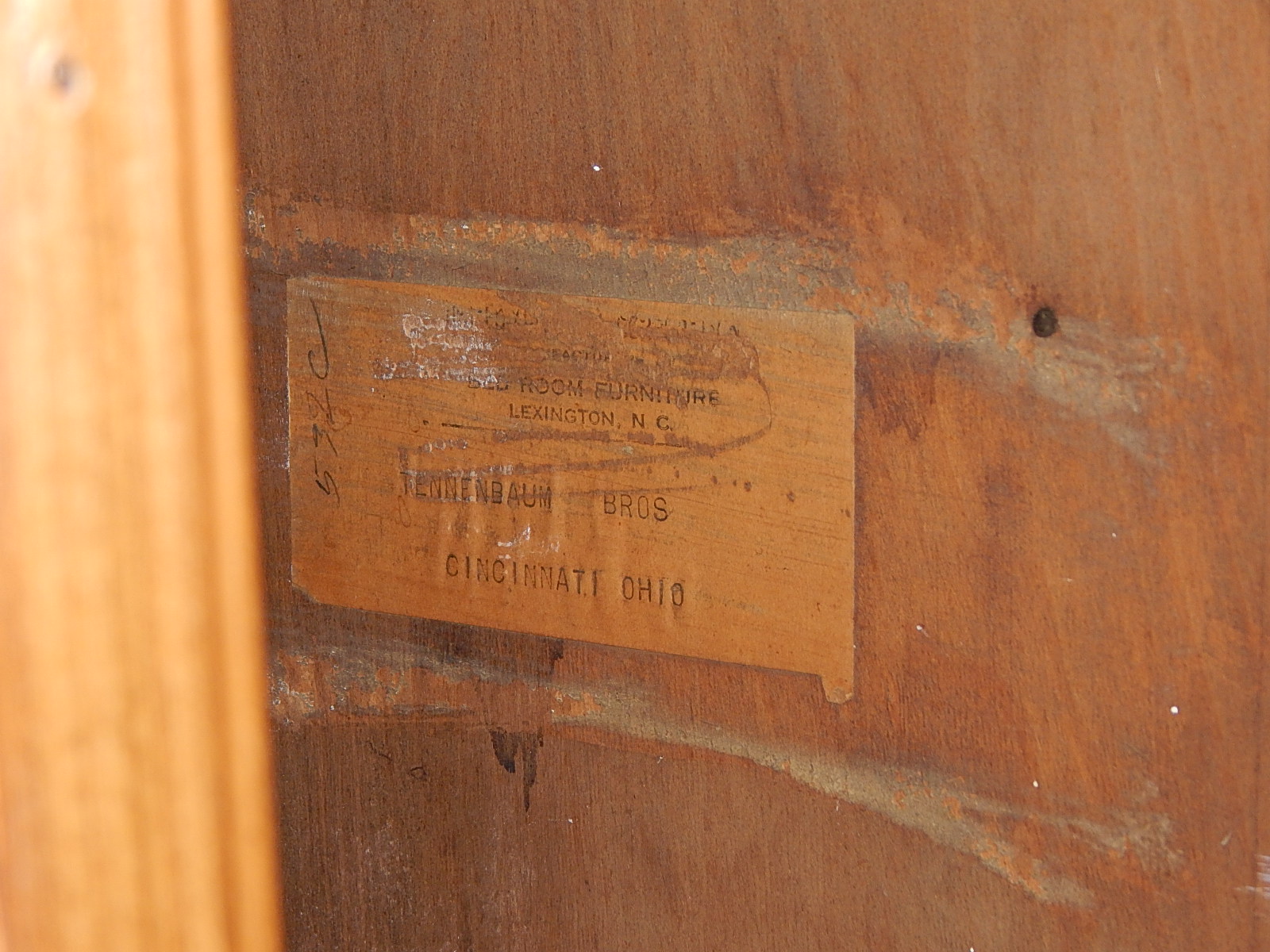 Vintage Art Deco Mahogany Chifferobe Armoire