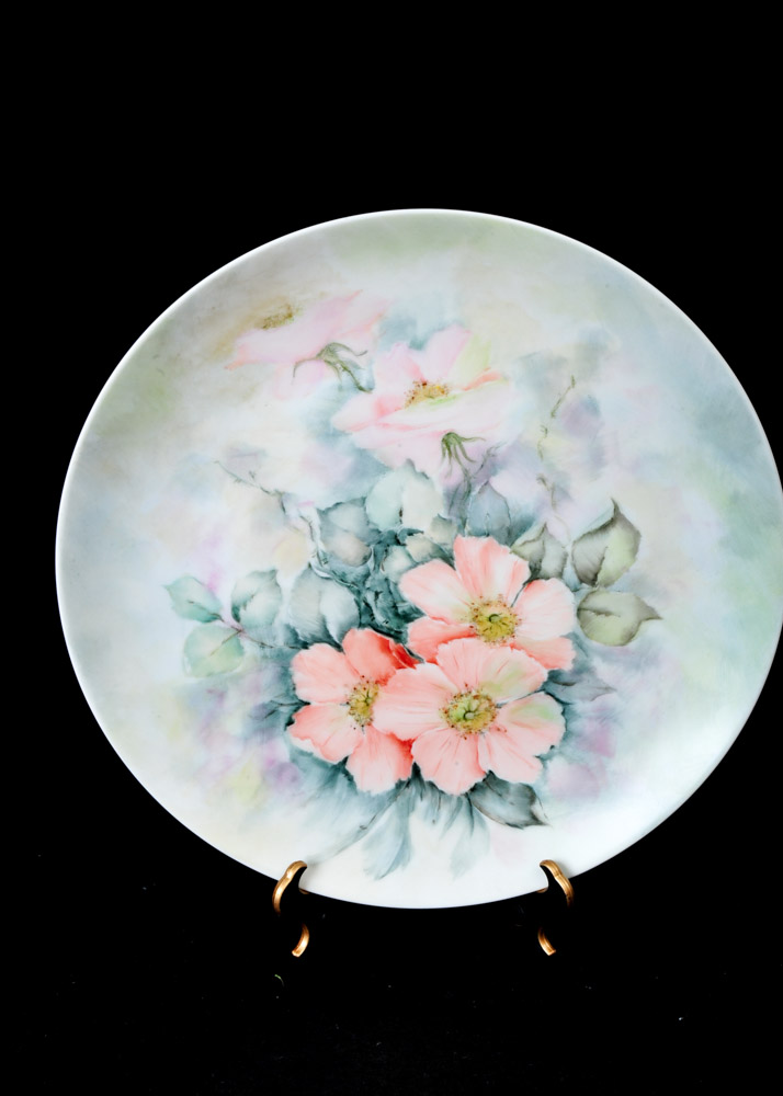 Collection of Vintage Floral Porcelain Serving Ware