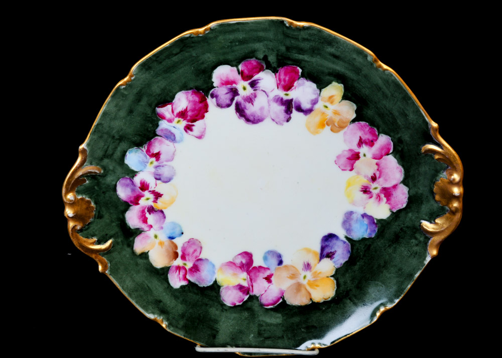 Collection of Vintage Floral Porcelain Serving Ware