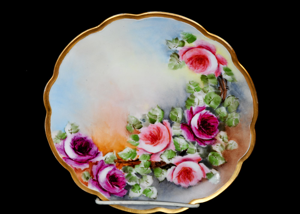 Collection of Vintage Floral Porcelain Serving Ware