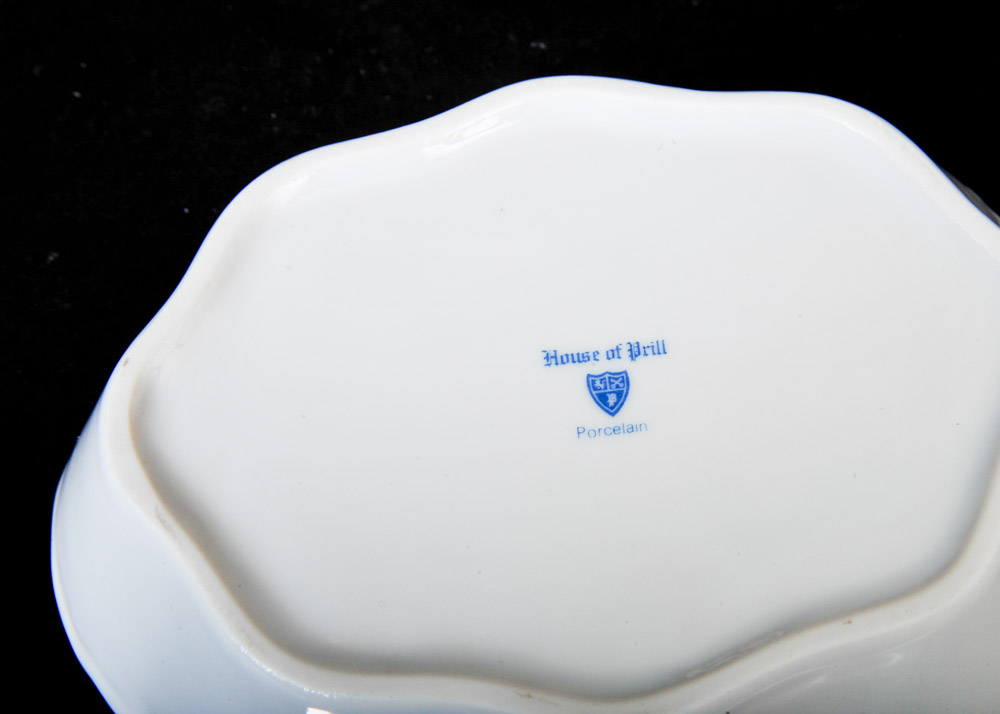 Collection of Vintage Floral Porcelain Serving Ware