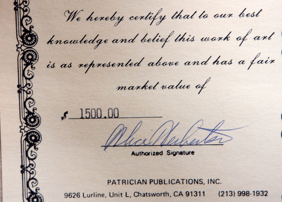 Oil on Canvas Winter Scene by Kowalski