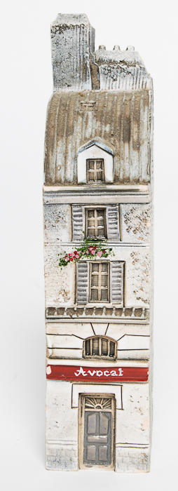 Group of J. Carlton Miniature French Buildings by Dominique Gault