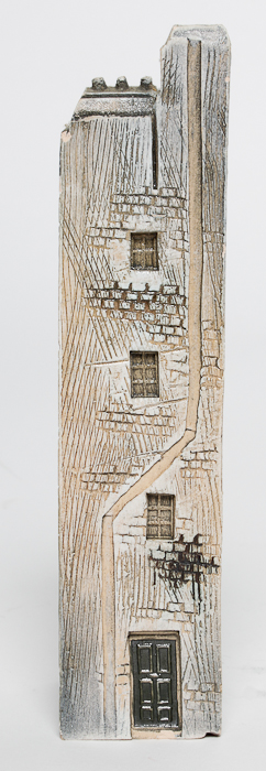 Group of J. Carlton Miniature French Buildings by Dominique Gault