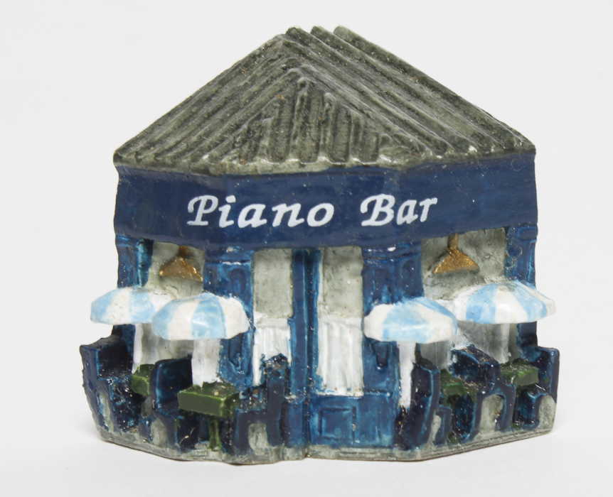 Group of J. Carlton Miniature French Buildings by Dominique Gault